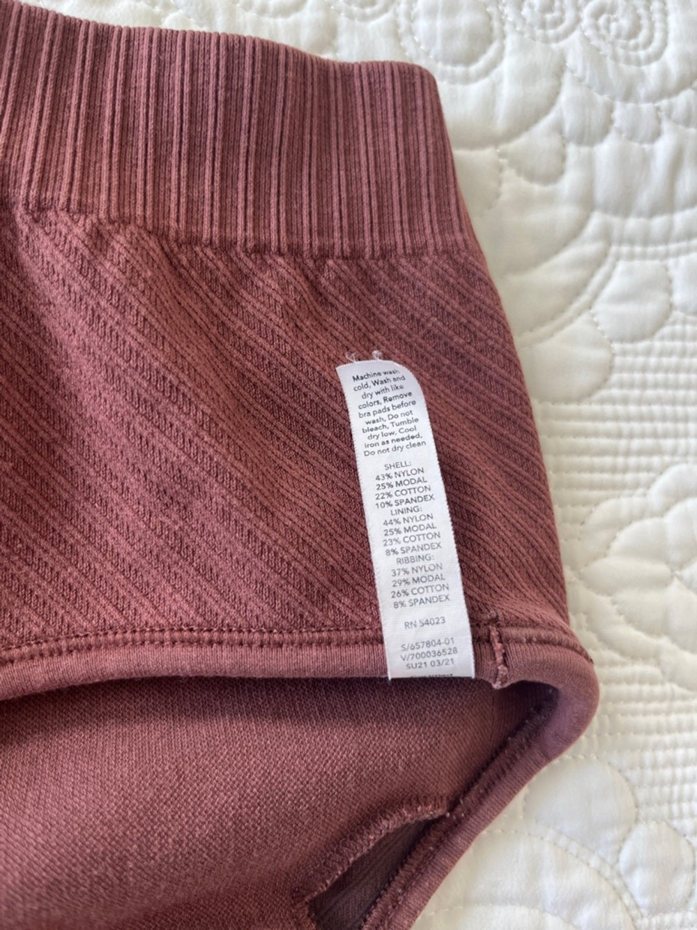 Athleta Ribbed Racerback Sports Bra - Picture 5 of 5